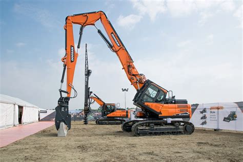 reach of mini excavator|long reach demolition excavator.